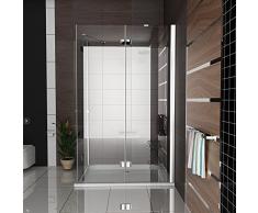 Cabine de douche design 90 x 140 x 195 Easy Clean Glasdeals SPA-FIX Cabine de douche en verre avec verre veredelung douche