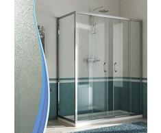 Cabine Douche 90x120 CM H198 granité C modèle Replay Duo 2 Portillons
