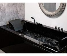 Baignoire d'angle rectangulaire - baignoire balnéo / whirlpool - hydromassage & chromothérapie - Varadero (D)