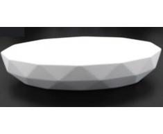 Set salle de bain WC GEOMETRIC - blanc mat - décoration luxe