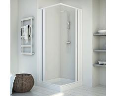 Cabine douche 70x70CM H185 en Plastique pvc modèle Energy avec l’ouverture c