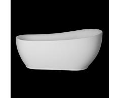 Baignoire îlot design ovale ORLANDO blanche