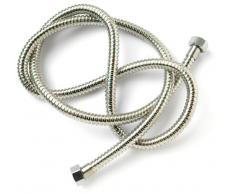 Bulk Hardware Tuyau de douche chromé avec écrou hexagonal 1,5 m x 11 mm