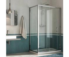Cabine Douche 90x120 CM H185 transparent modèle Replay Duo 1 Portillon
