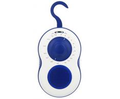 Radio de douche am/fm avec crochet clip sonic