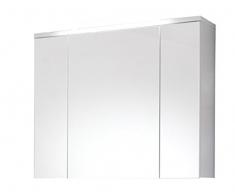 Trendteam ado50501 Meuble miroir salle de bain XXL Blanc, L x H x P 100 x 72 x 21,5 cm
