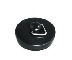 10 plastique noir Bouchon de baignoire, lavabo à arrêt 1/2 "38 mm