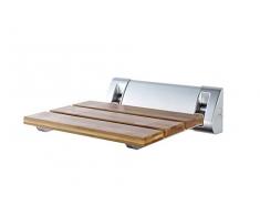 Ridder A0020200 Siège Rabattable pour Douche Aluminium/Bambou