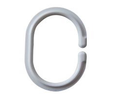 Ridder 479300-350 Pebbles Rideau de Douche Textile 180 x 200 cm + Anneaux Plastique