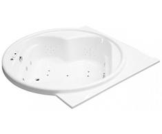 Baignoire balnéo Saturn d'angle Premium sans robients