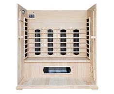 CABINE SAUNA LUXE INFRAROUGE 4/5 PLACES