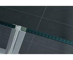 Cabine de douche en verre messina gefrosted 1000 x 1000