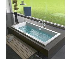 Design Baignoire acrylique 1700 x 750 x 475 mm Baignoire rectangulaire