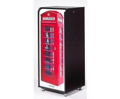 Caisson mobile à rideau - ORGA 110 - London - Cabine téléphonique - Noir