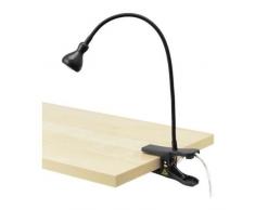 Ikea - Jansjö Spot Led - Lampe De Bureau Noir De Serrage / Lampe De Lampe De Travail / Bureau