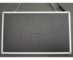 LAMPE NEON ENSEIGNE LUMINEUSE LED led067-r Hair Cut Scissor LED Neon Sign WhiteBoard