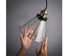 LianLe®Verre Vintage industrielle Retro cordon de montage Ceiling Pendant Lampe Edison