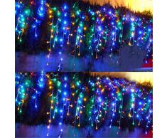 6 m x 1 m - 256 LED extérieur Pour fêtes de Noël Guirlande pour mariage/Festival Forme/hôtel Rideau lumineux lumière -deal Creat à une bonne humeur pour les fêtes de mariage Stage Home Bar hôtel KTV café Celebrating jours