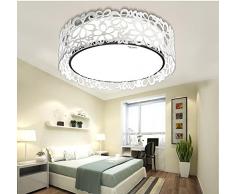 CHJK BRIHT Retro American Village petit plafond lumineux pour le séjour la chambre la cuisine de l'hôtel bureau chambre d'enfant Lustre Plafonniers Création lumière LED 370mm 115mm, blanc