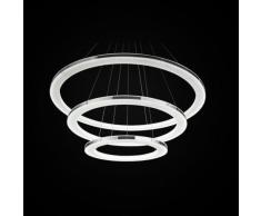Plafonnier moderne LED Design Spirale Lustre Lampe à suspension Métal