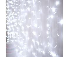 Rideau Lumineux 4m x 3m avec 576 LED Blanches pour Intérieur ou Extérieur, Type CC par Lights4fun