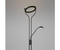 Lampadaire Divo avec liseuse noir