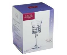 Cristal dArques, Lady Diamond Verre de vin 270ml, sans repère de remplissage, 6 Verres
