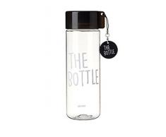 La bouteille Transparent seau seau à bouteille d'eau sans BPA Tritan non toxique 550 ml - 510 noir Noir