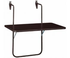 Boy Table suspendue pour balcon 60 x 40 cm marron