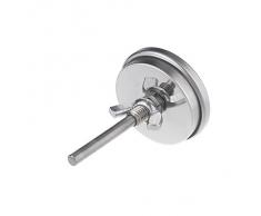 Anself F&C 2.25" Thermomètre de four en acier inoxydable Thermomètre pour barbecue Grill fumoir Thermomètre double foyer avec Gage 300°C