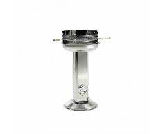 Landmann Barbecue rond sur grille de 39 cm en acier inoxydable