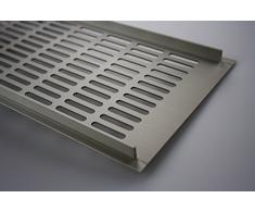 Grille d'Aération Plaque De Ventilation En Aluminium - acier inoxydable anodisé