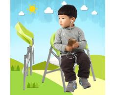 AMYMGLL Chaise pliante enfant dos banc bébé tables à manger de la maternelle tabouret des fauteuils et chaises protection de l'environnement anti-skid sélection Safe Multicolor