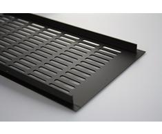 Grille de ventilation en aluminium web ventilation de la plaque 150 mm x 600 mm en différentes couleurs - marron anodisé