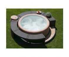Softub en rotin Bordure pour jacuzzi Resort Moka 300