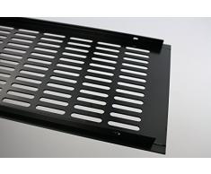 Grille de ventilation en aluminium web ventilation de la plaque 150 mm x 600 mm en différentes couleurs - Revêtement en poudre noire