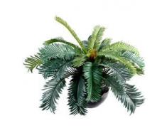 Plante verte artificielle Cycas 30 feuilles 30cm - taille : 30 cm
