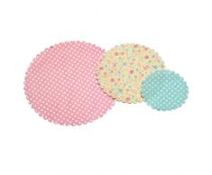 Kitchen Craft Lot de 30 napperons en papier à motifs