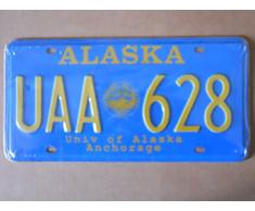 Plaque immatriculation américaine nouvelle 31 x 16 cm reproduction Alaska USA
