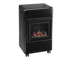 Favex 8591700 Wien Chauffage d'Appoint à Gaz Finition Bois Noir 40 x 29 x 70 cm
