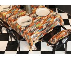 S'applique à table table basse armoire télévisée Plaque d'immatriculation américaine modèle personnalisé plaque d'immatriculation motif papier peint rétro impression toile toile de table tissu Couleur antistatique antidérapante