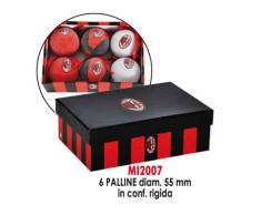 GIEMME articles promotionnels – Lot 6 boules de Noël Cimier Milan Produit officiel Football série à Novita '
