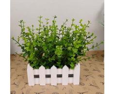 Vive Fleur Artificielle Eucalyptus Salicaire pour Homme Décor du Mariage New Herbe Plante