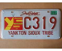 Plaque immatriculation américaine nouvelle 31 x 16 cm reproduction South Dakota Sioux