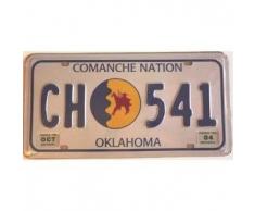 Plaque immatriculation américaine Oklahoma Comanche Nation