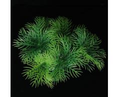 6cm Plante Artificielle Ornement en Plastique pour Aquarium -Vert