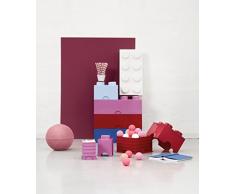 LEGO - Brique de rangement 2 tenons, Rose