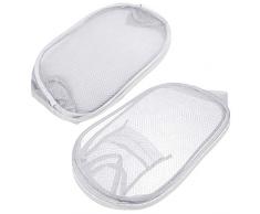 2 - Royaume-Uni en maille pliable Pop Up laver panier à linge sac poubelle panier jouet Rangement Organiseur