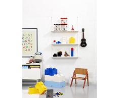 Room Copenhagen RC40041735 Lego Boîte de Rangement 8 Briques Plastique Blanc 45 x 35 x 25 cm