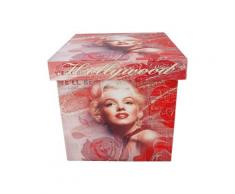 Boite de rangement en bois déco Marilyn Monroe